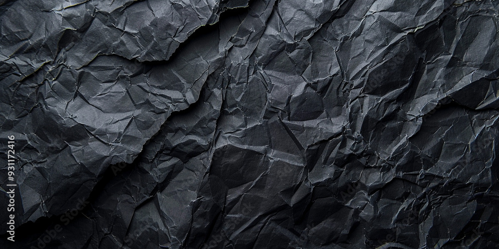 A black textured paper against a dark background A black textured paper against a dark background