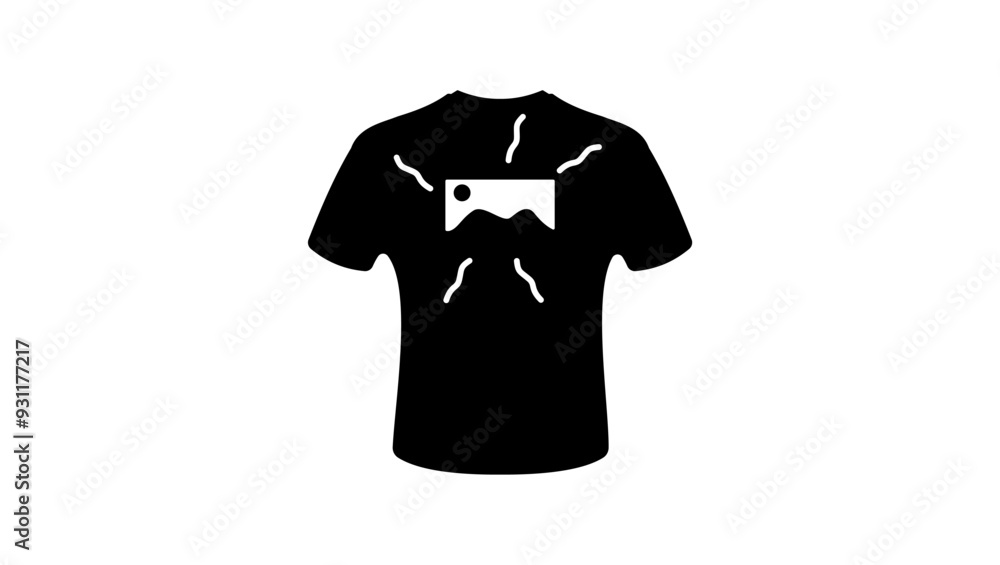 t-shirt print service, , black isolated silhouette t-shirt print service, , black isolated silhouette