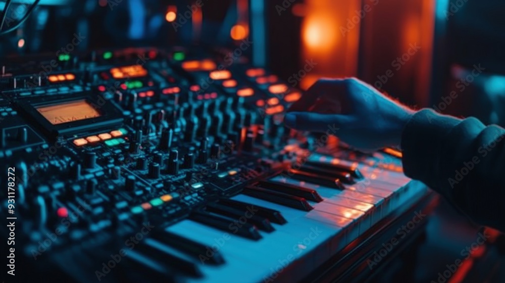 Discover the intricate world of electronic music production, where synthesizers, samples Discover the intricate world of electronic music production, where synthesizers, samples