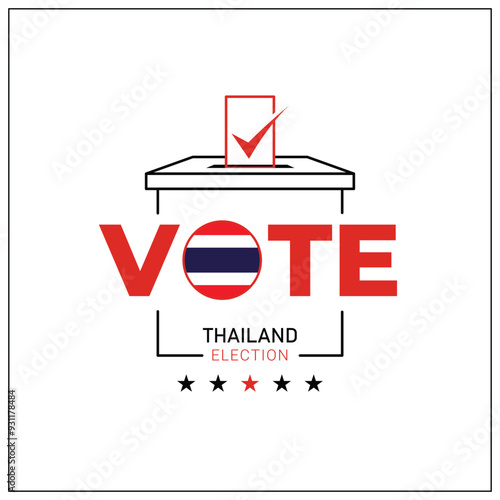 Thailand voting, Thailand citizen participation in voting, going to vote, voting, hand leaving vote, positive vote, negative vote, hand leaving paper in ballot box, elections, election of ruler.