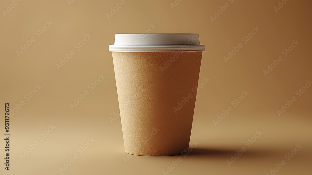 3D Render of a Blank Craft Paper Coffee Cup Mockup on a Beige Background, High-Resolution with Insanely Detailed and Intricate Design, Soft Studio Lighting, and Warm Color Grading
3D Render of a Blank Craft Paper Coffee Cup Mockup on a Beige Background, High-Resolution with Insanely Detailed and Intricate Design, Soft Studio Lighting, and Warm Color Grading