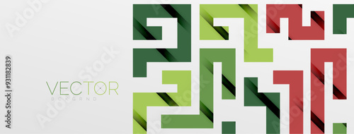 Color bend lines with shadow texture effect. Vector Illustration For Wallpaper, Banner, Background, Card, Book Illustration, landing page