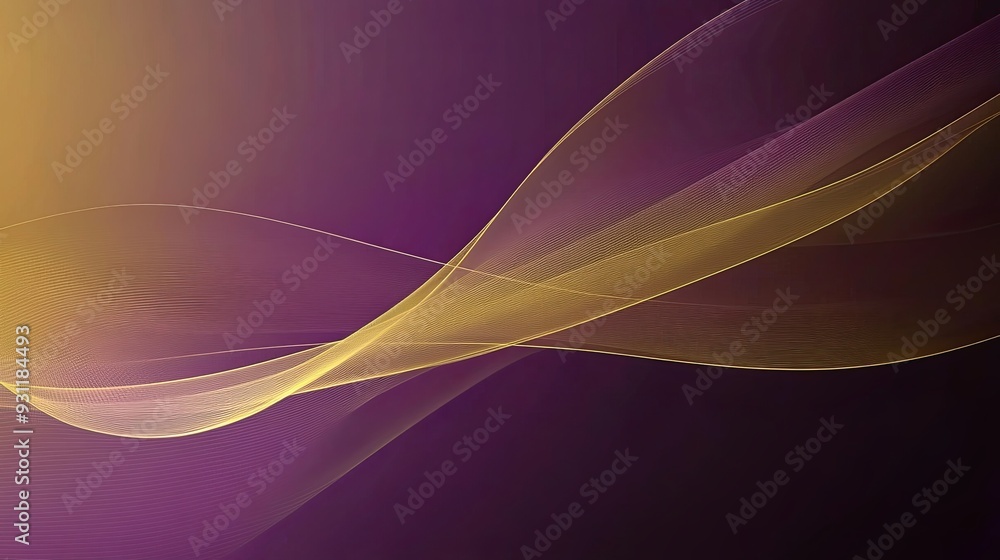 Fototapeta premium Gradient diffuse background illustration with plum and gold hues, showcasing subtle color differences, high-resolution 8k graphic art.