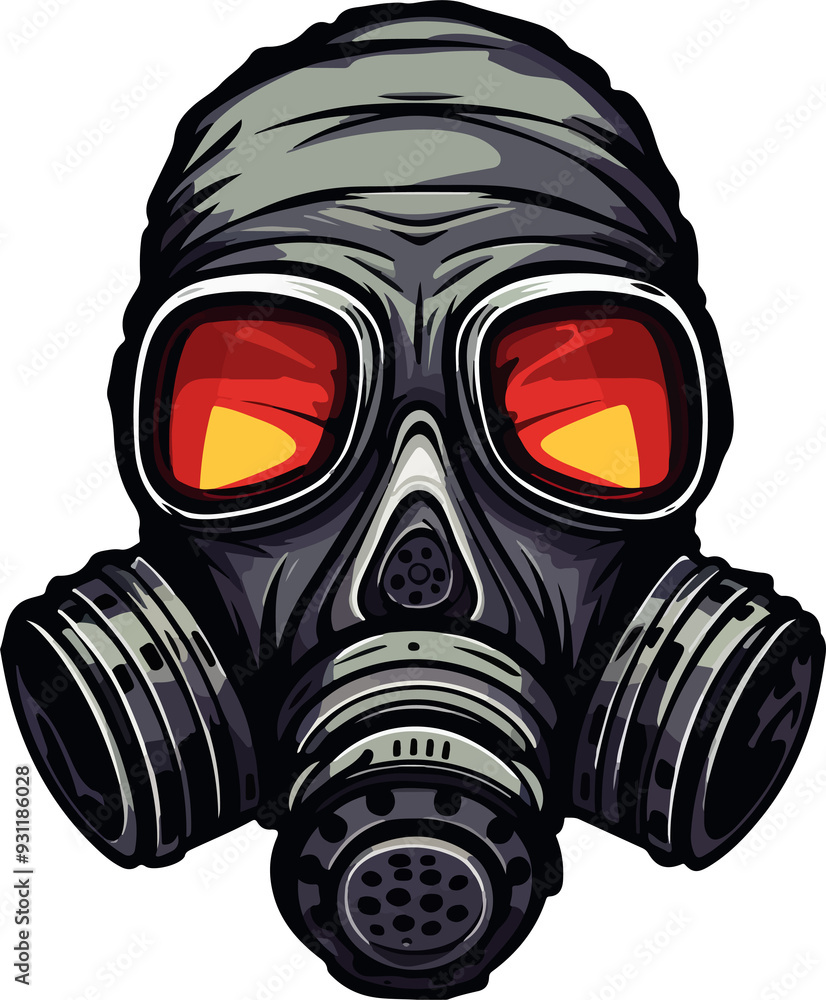 Gas mask clipart desing illustration Gas mask clipart desing illustration