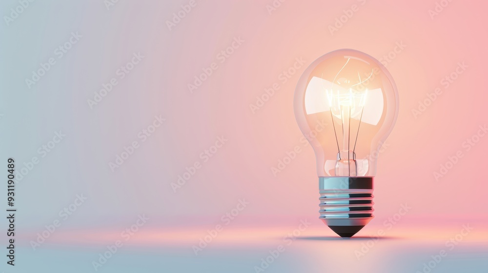 A close-up of a black lightbulb with a soft, warm glow, isolated on a plain background. The minimalist composition offers plenty of copy space for adding text or graphics. A close-up of a black lightbulb with a soft, warm glow, isolated on a plain background. The minimalist composition offers plenty of copy space for adding text or graphics.