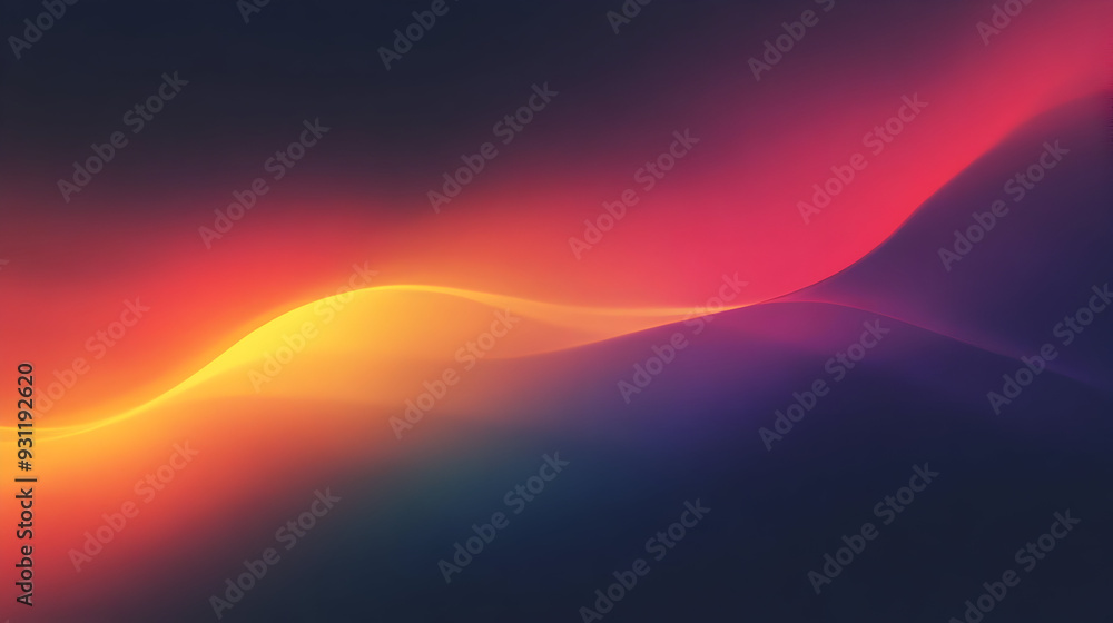 Abstract colorful wave pattern with smooth gradients. Abstract colorful wave pattern with smooth gradients.