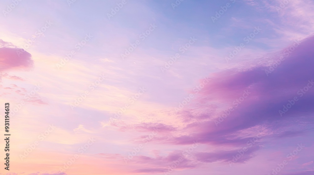 Fototapeta premium Gradient diffuse background illustration with sky blue and lavender hues, featuring subtle color differences, high-resolution 8k graphic art.