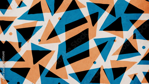 Abstract background in vintage style. Stylized old with grain. For use in graphics, for printing on wall decorations.