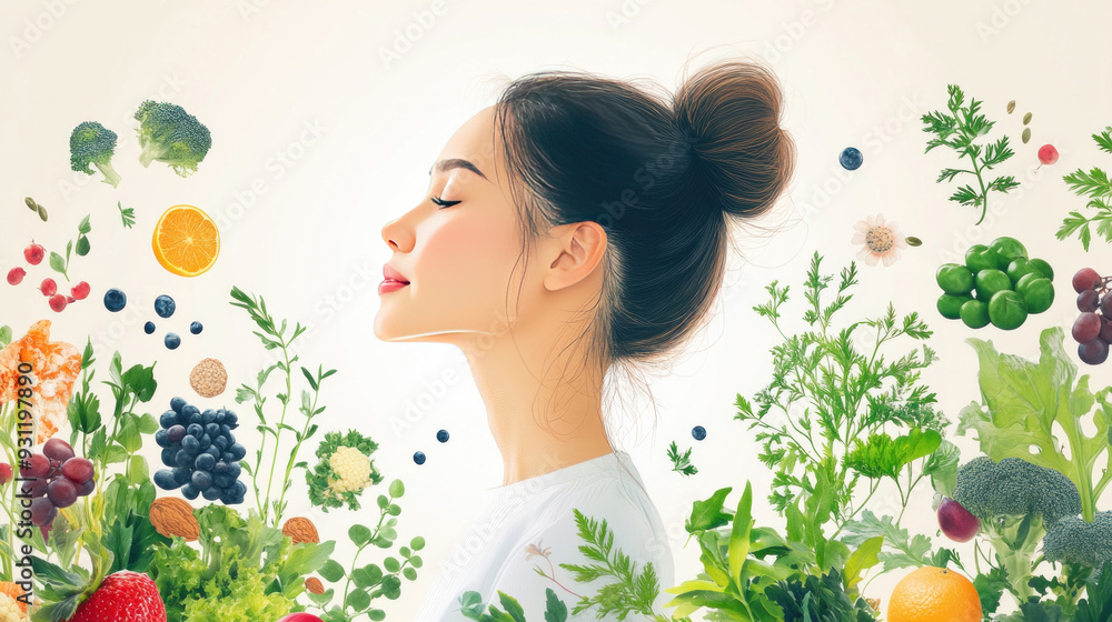 An infographic on foods and nutrients beneficial for thyroid health and preventing gland issues. An infographic on foods and nutrients beneficial for thyroid health and preventing gland issues.