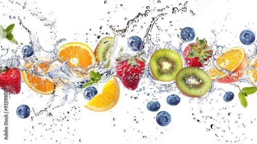 Fresh Fruit Splash photo