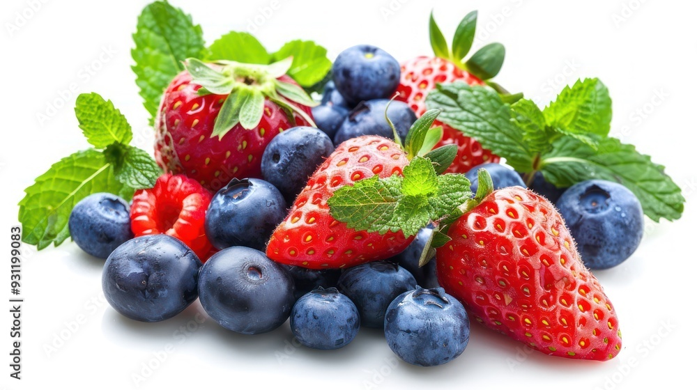 Fresh Berries and Mint Fresh Berries and Mint
