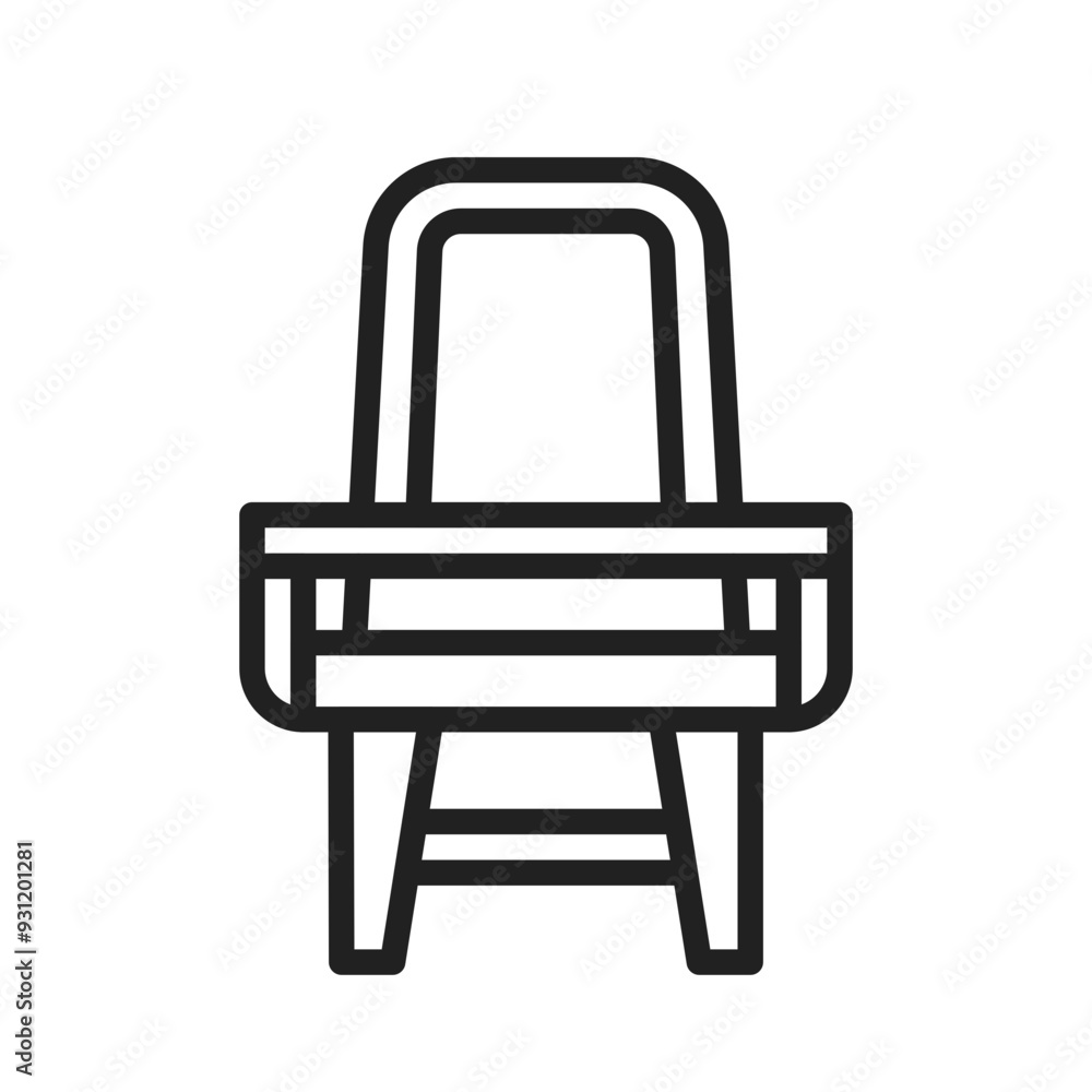 Baby Chair icon vector image.Suitable for use on web apps, mobile apps and print media. Baby Chair icon vector image.Suitable for use on web apps, mobile apps and print media.
