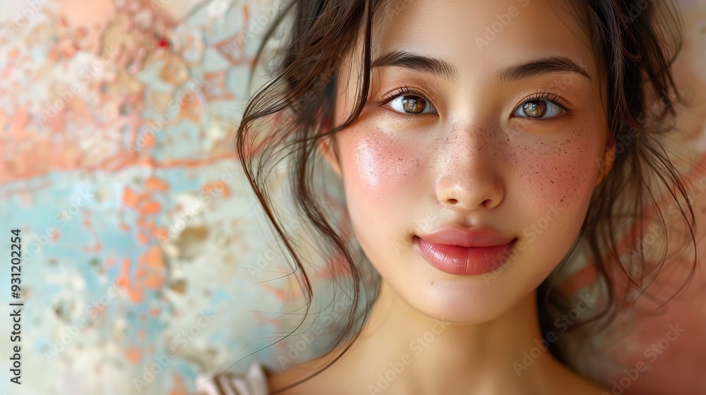 Portrait of beautiful young asian woman with clean fresh skin Portrait of beautiful young asian woman with clean fresh skin