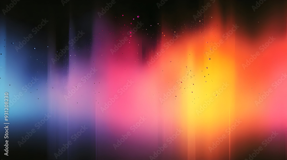 Abstract gradient of colors blending in a dark background. Abstract gradient of colors blending in a dark background.