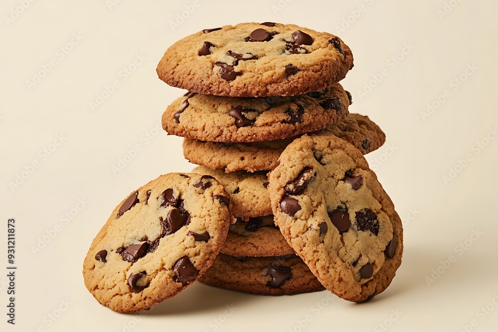 Chocolate Chip Cookie isolated on white Chocolate Chip Cookie isolated on white