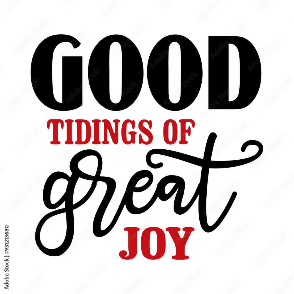Good Tidings Of Great Joy SVG Good Tidings Of Great Joy SVG