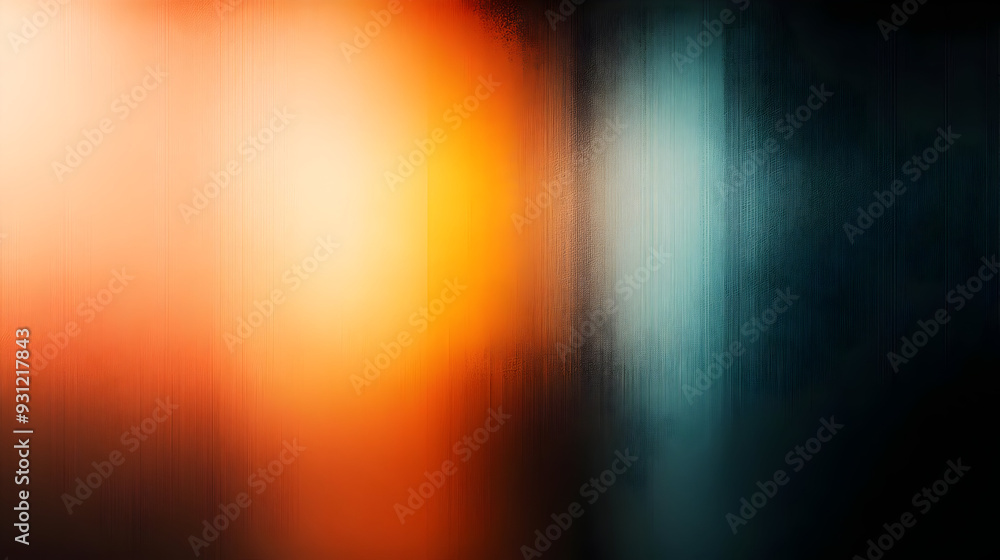 Abstract gradient with warm and cool tones creating a soft blur. Abstract gradient with warm and cool tones creating a soft blur.