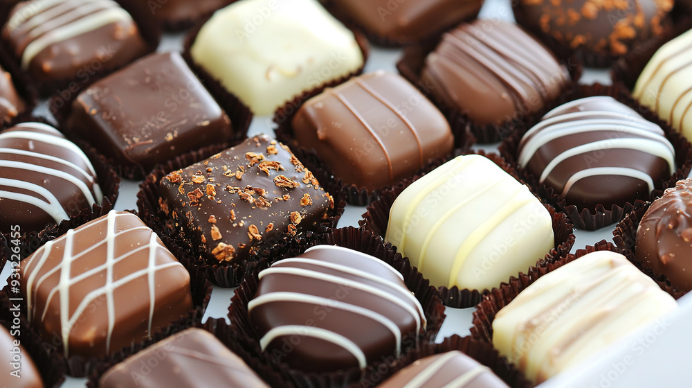 Assorted Gourmet Chocolates in Box Assorted Gourmet Chocolates in Box