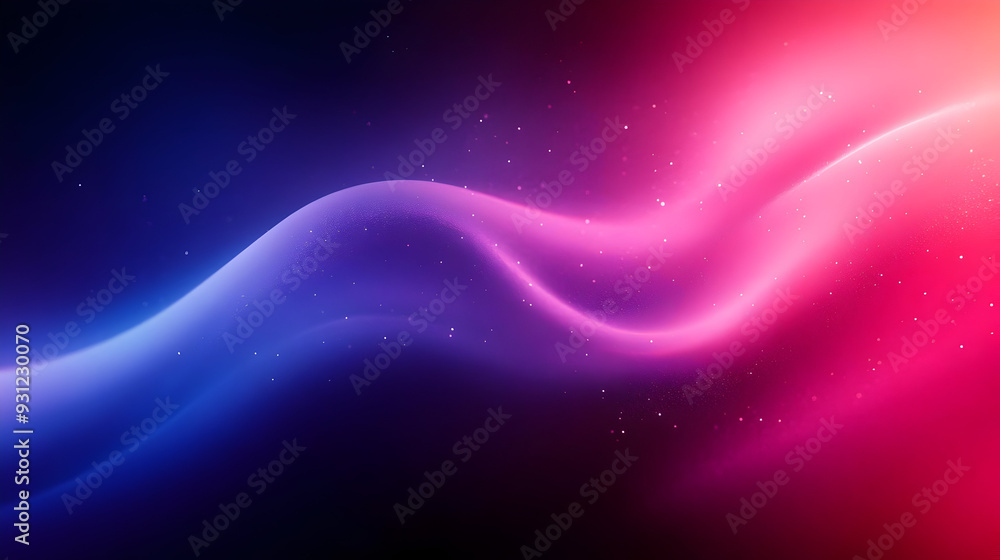 Abstract wave design with gradient colors and sparkles. Abstract wave design with gradient colors and sparkles.