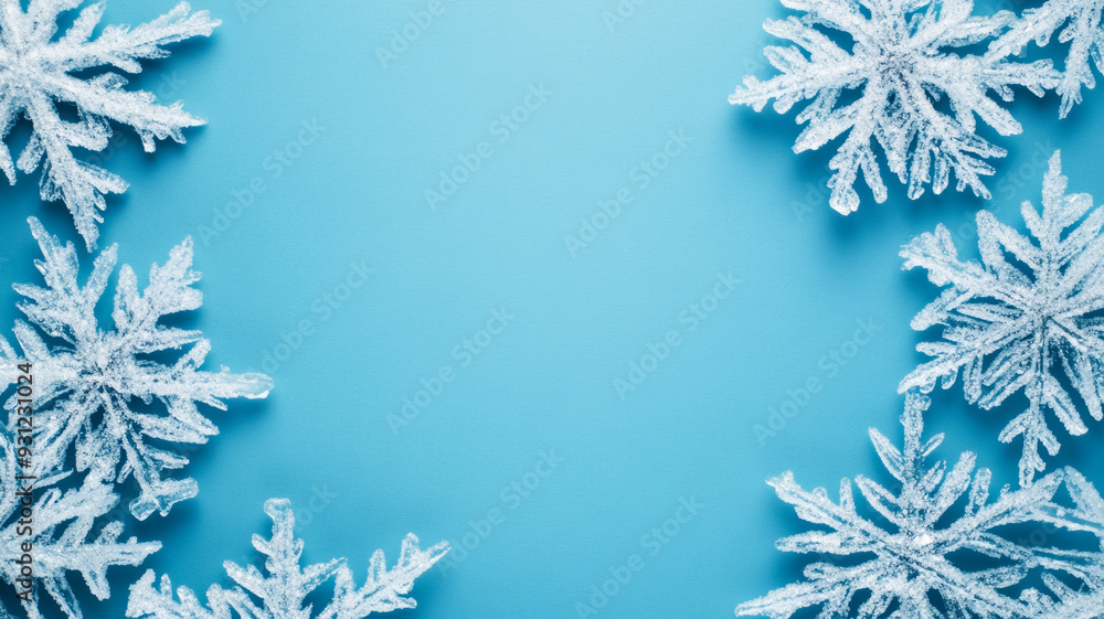 Frosted icy blue background with subtle cracked ice texture shimmering with hints of silver and white Christmas winter chill evokes elegance and seasonal tranquility space for text Frosted icy blue background with subtle cracked ice texture shimmering with hints of silver and white Christmas winter chill evokes elegance and seasonal tranquility space for text