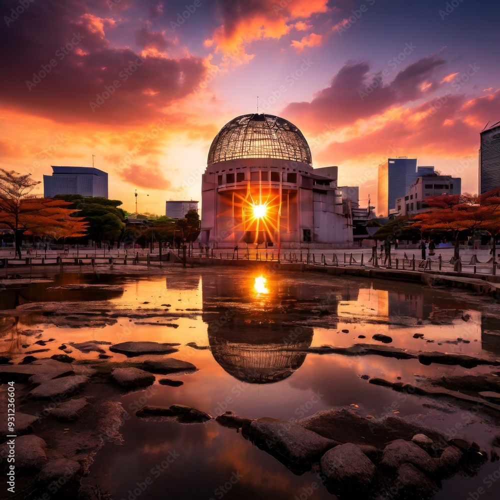 Obraz premium AI Image Generator, Hiroshima Pay