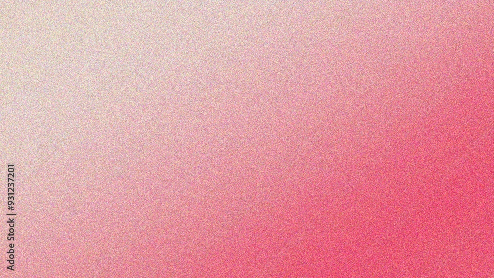 Fototapeta premium Pink grainy color gradient background, vibrant poster noise texture banner, cover header backdrop design