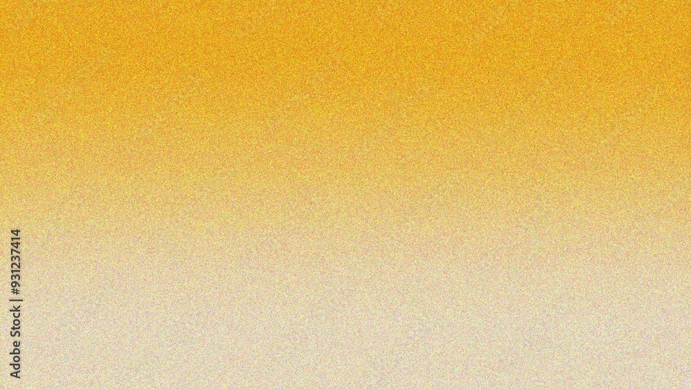 Obraz premium Yellow grainy color gradient background, vibrant poster noise texture banner, cover header backdrop design