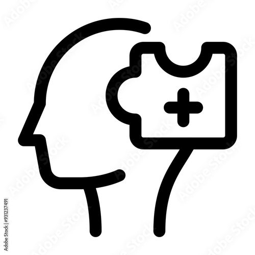 Psychologist Line Icon