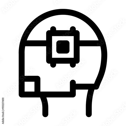 Artificial Intelligence Line Icon