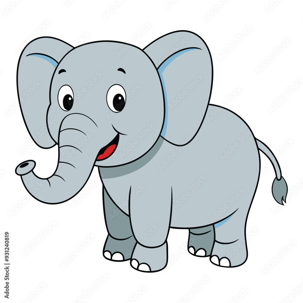 elephant white background vector illustration elephant white background vector illustration