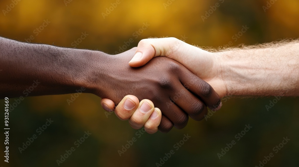 Diverse hands shaking in a gesture of unity and agreement, symbolizing collaboration, partnership, and understanding between cultures. Diverse hands shaking in a gesture of unity and agreement, symbolizing collaboration, partnership, and understanding between cultures.