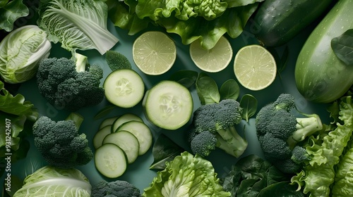 Organic Vegetables Arranged...