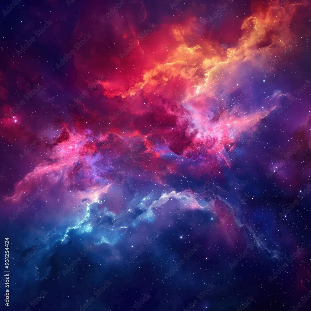 Cosmic Nebula: A Symphony of Colors Cosmic Nebula: A Symphony of Colors