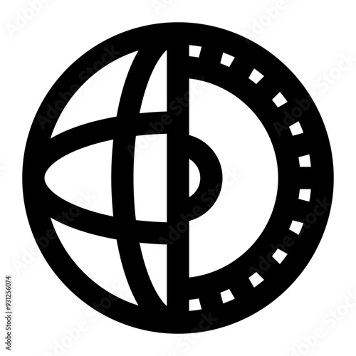 crust, geology, geography, earth, geophysics, mantle outline icon
