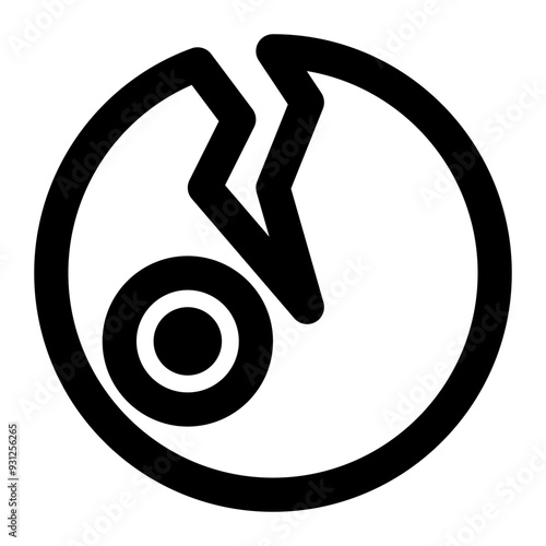 epicenter, hypocenter, hypocenter, seismology, earthquake, disaster, cracks, quake, earth outline icon