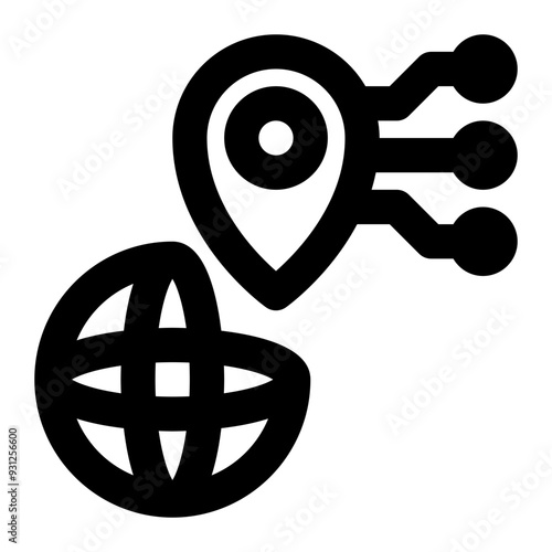 geoinformatics, geoscience, geographic, information system, technology, geography, science outline icon photo