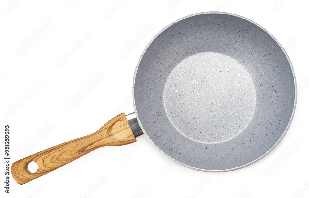 Teflon pan (non-stick) Chef's equipment on white background, Non Stick Multipurpose pan, high-quality kitchenware isolate on white with clikpping path. Teflon pan (non-stick) Chef's equipment on white background, Non Stick Multipurpose pan, high-quality kitchenware isolate on white with clikpping path.