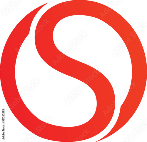 S logo design. Creative SO logo vectors. OS logo design. Simple S logo template. Alphabet OS logo vector icon orange color unique design royalty free download. premiun vectors