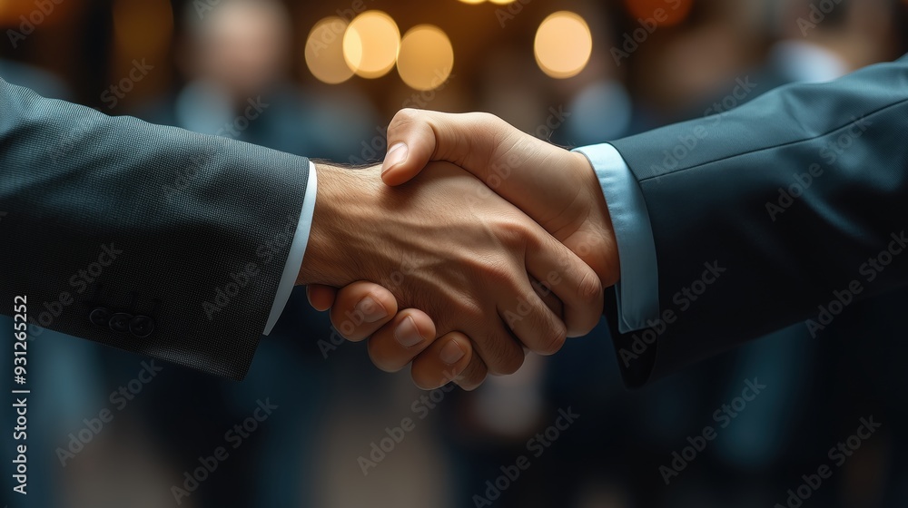 Business Handshake Symbolizing Partnership and Agreement. Close-up of a handshake between two business professionals, symbolizing partnership, agreement, and successful business negotiations. Business Handshake Symbolizing Partnership and Agreement. Close-up of a handshake between two business professionals, symbolizing partnership, agreement, and successful business negotiations.