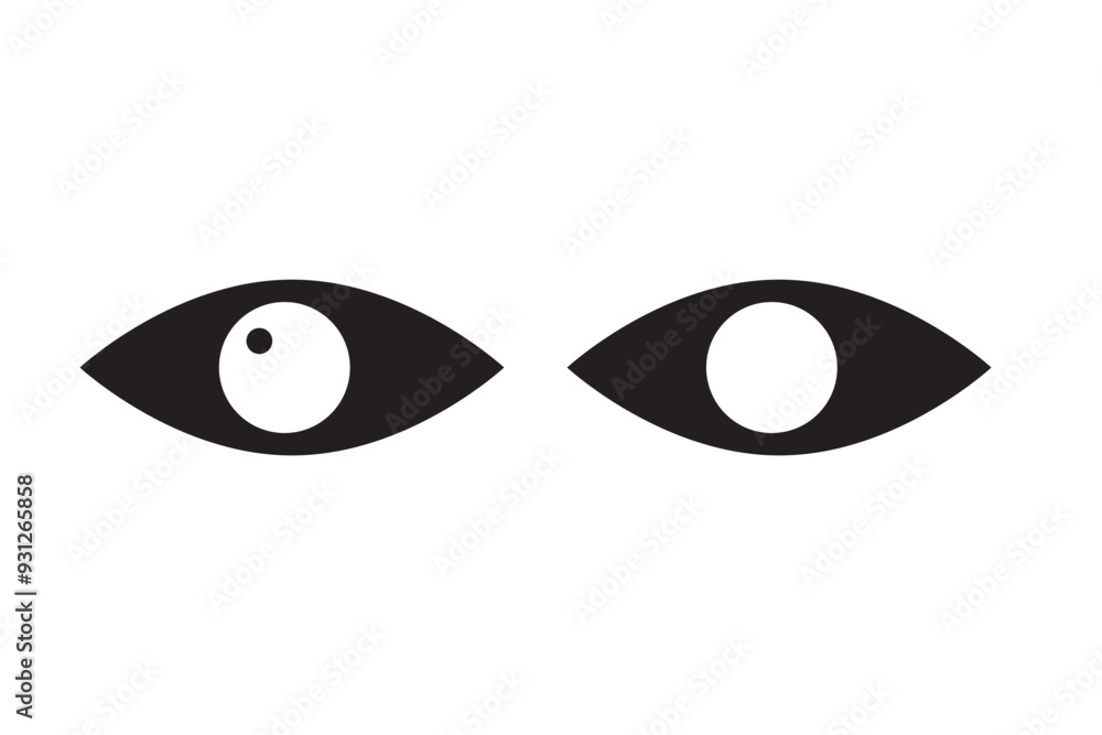 Eye password hidden view private vector icon. Hidden eye password look web icon design Eye password hidden view private vector icon. Hidden eye password look web icon design