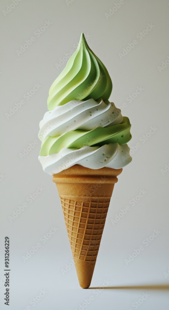 Ice Cream Cone Close-up on a Minimalist Background, Commercial Photography prop, Wallpaper, banner design, brochure, web, advertising, illustration, concept of healthy life style, summer time, Ice Cream Cone Close-up on a Minimalist Background, Commercial Photography prop, Wallpaper, banner design, brochure, web, advertising, illustration, concept of healthy life style, summer time,