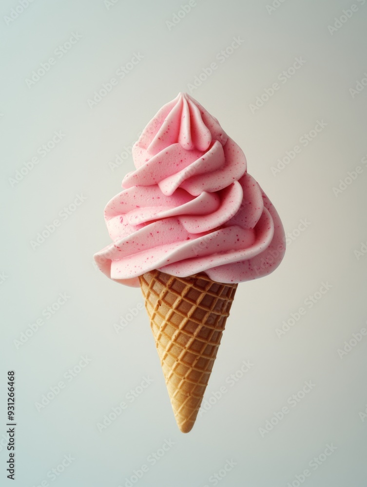 Ice Cream Cone Close-up on a Minimalist Background, Commercial Photography prop, Wallpaper, banner design, brochure, web, advertising, illustration, concept of healthy life style, summer time, Ice Cream Cone Close-up on a Minimalist Background, Commercial Photography prop, Wallpaper, banner design, brochure, web, advertising, illustration, concept of healthy life style, summer time,