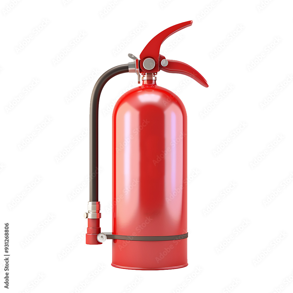 3d fire extinguisher icon on transparent background 3d fire extinguisher icon on transparent background