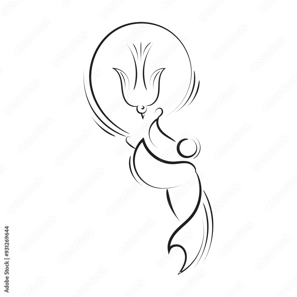 Christian Art. Christian symbol for print or use as poster, card, flyer Tattoo or T Shirt Christian Art. Christian symbol for print or use as poster, card, flyer Tattoo or T Shirt