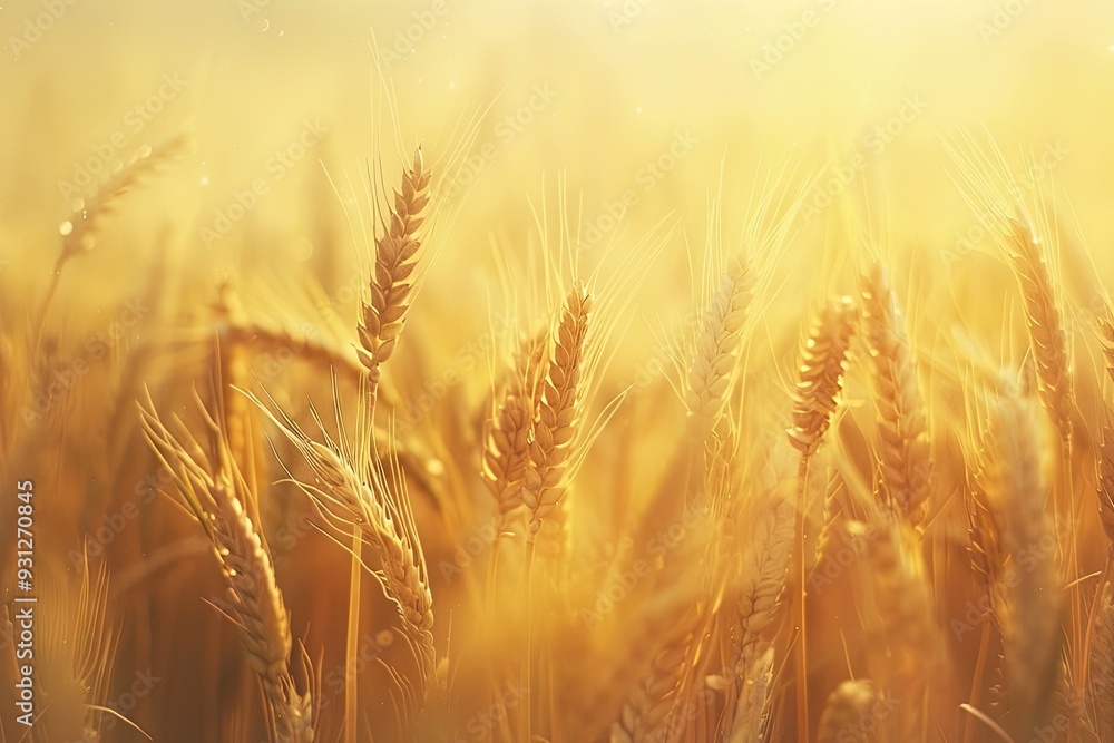 A serene banner with a golden wheat field as the backdrop, perfect for creating a warm and inviting Thanksgiving atmosphere with text overlays A serene banner with a golden wheat field as the backdrop, perfect for creating a warm and inviting Thanksgiving atmosphere with text overlays