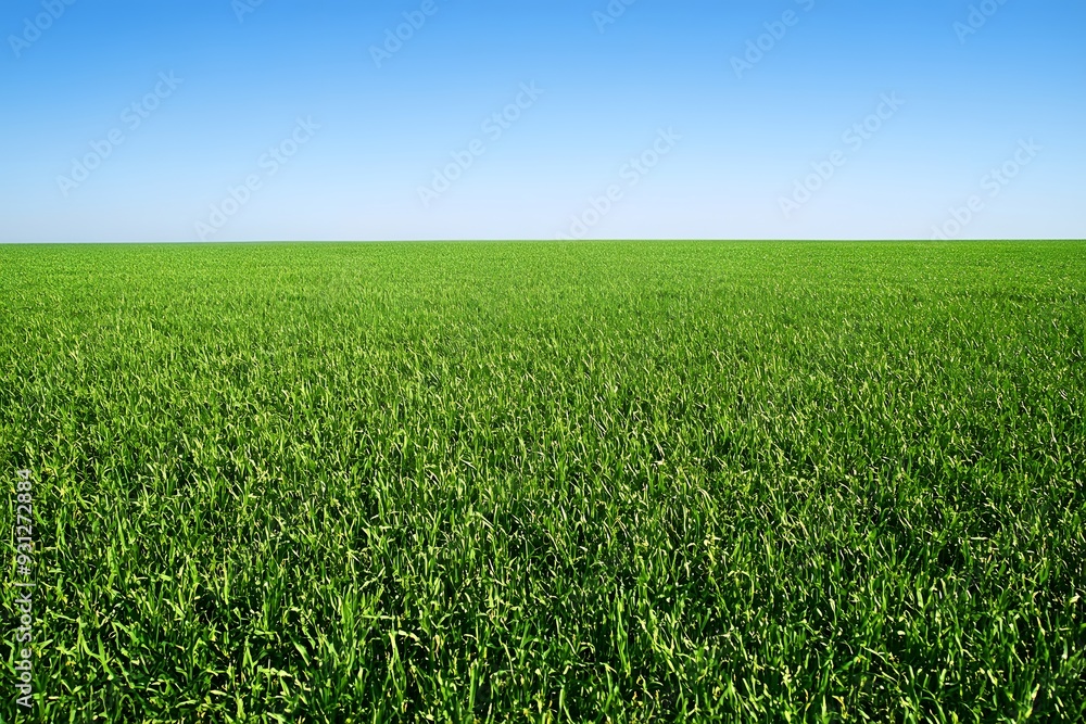 green grass and blue sky green grass and blue sky