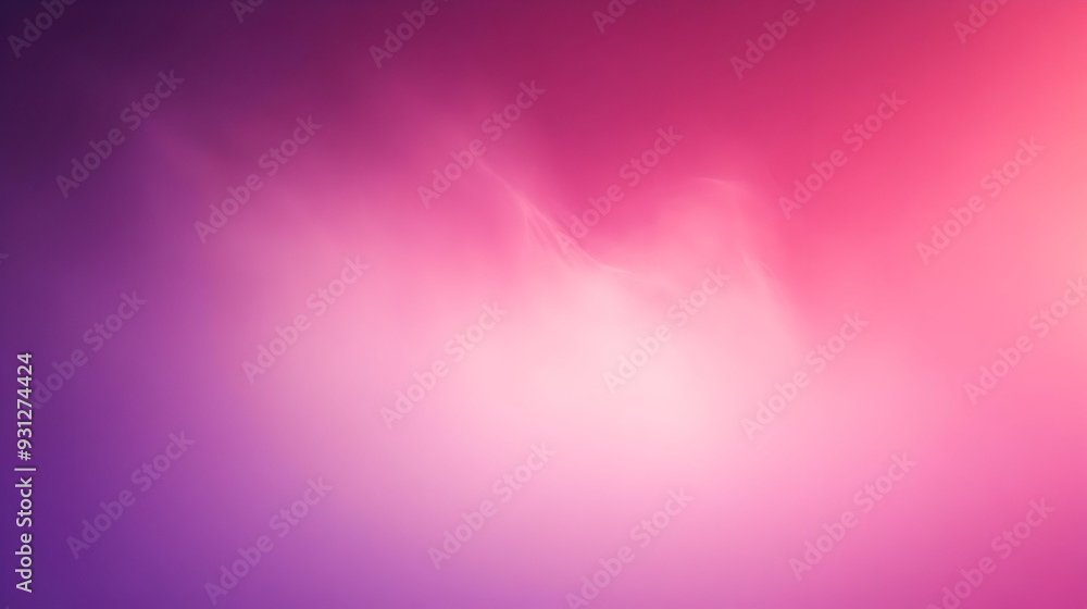 Fototapeta premium Soft gradient of pink and purple hues creating a calming atmosphere.
