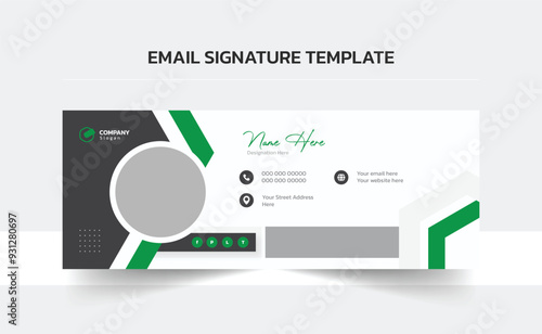 Email signature vector templates, Trendy email signature, Clean Email Template, Modern Professional awesome unique Corporate custom beautiful 
personal Office Email signature design template set with 