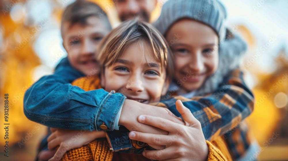Fototapeta premium Trust: The firm belief in the honesty, reliability, and loyalty of family members, essential for building and maintaining strong relationships.