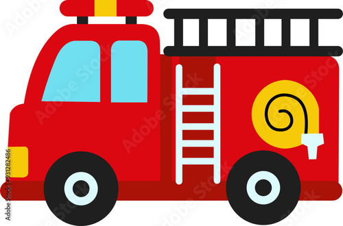Fire Truck Illustration